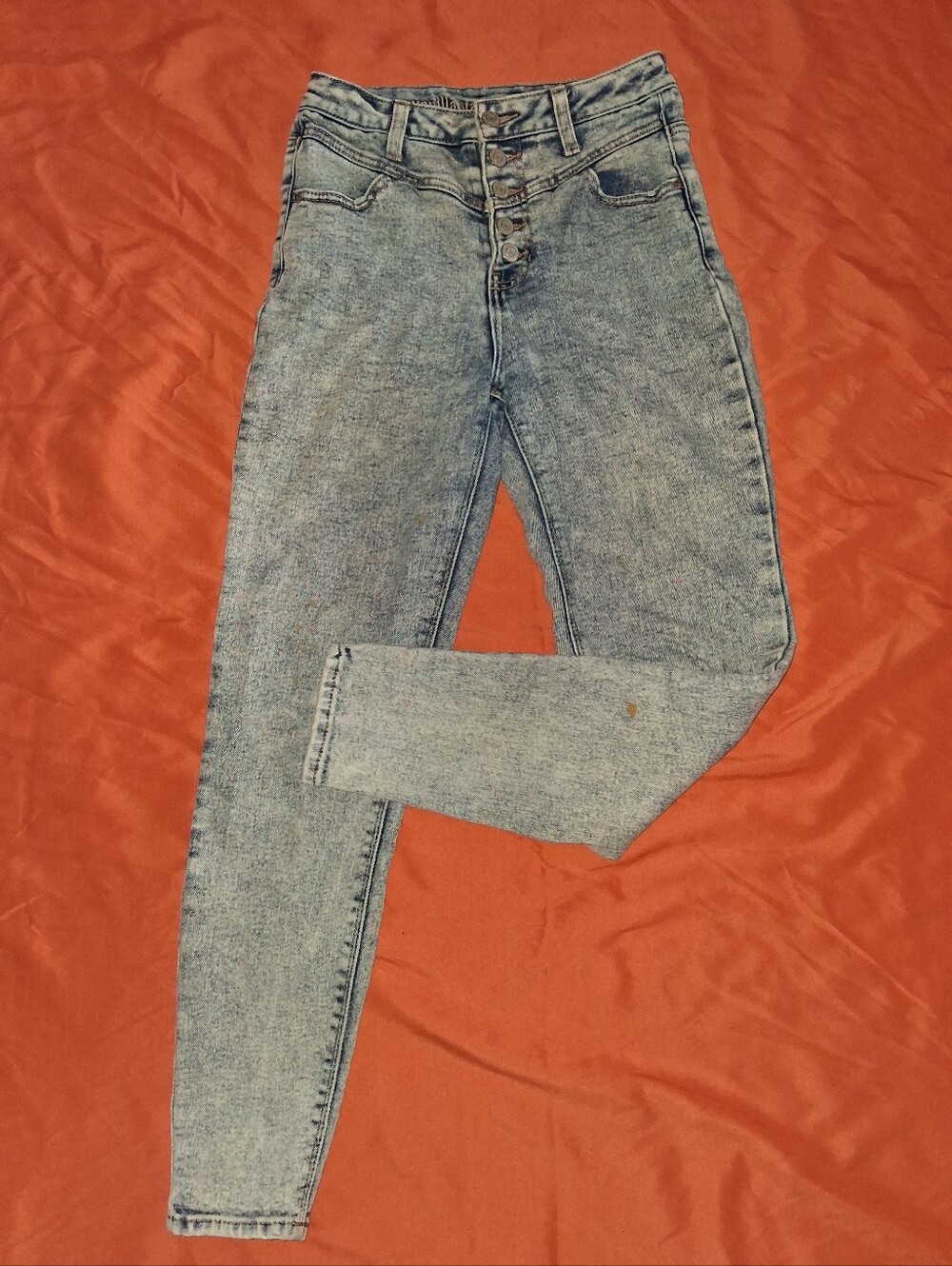 Vanilla Star Light Blue High-Waist Skinny Jeans